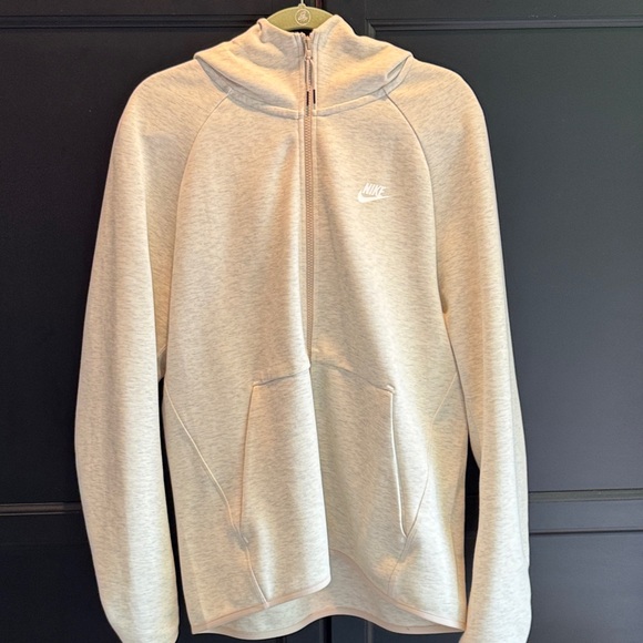 Nike Men's Zip-Up Cream Jacket - Picture 1 of 6